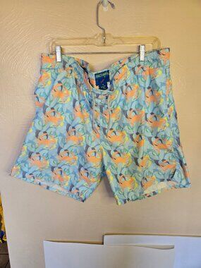 Men's Michael's 6 Inch Swim Shorts Size XL Crab Print Summertime Fun